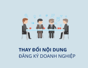 Thay đổi nội dung đăng ký kinh doanh của công ty cổ phần tại Vĩnh Yên